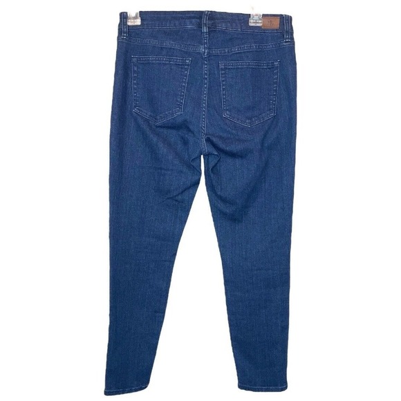 ❌SOLD❌LAUREN‎ RALPH LAUREN Floral Embroidered Skinny Cropped Jeans, 4P - Picture 5 of 12